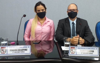 Niágara Kraievski e Paulo Campos pedem ao Executivo Municipal que faça a aquisição de um Castra móvel.